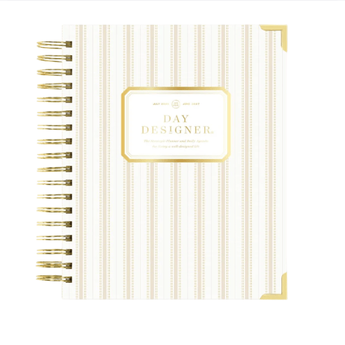 Day Designer Calendars and Planners Ticking Stripe 2026-27 Day Designers Daily Flagship Planners (Choose Cover)