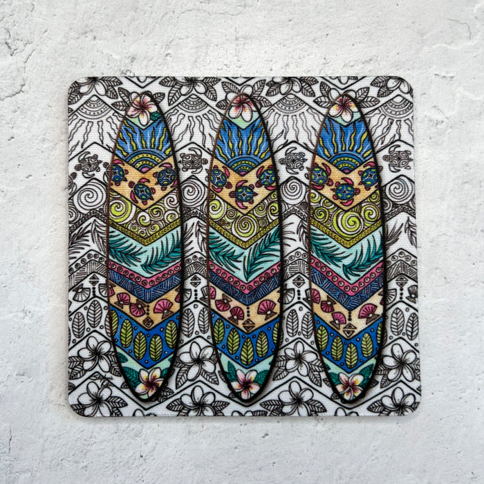 3 Surf Boards Coaster