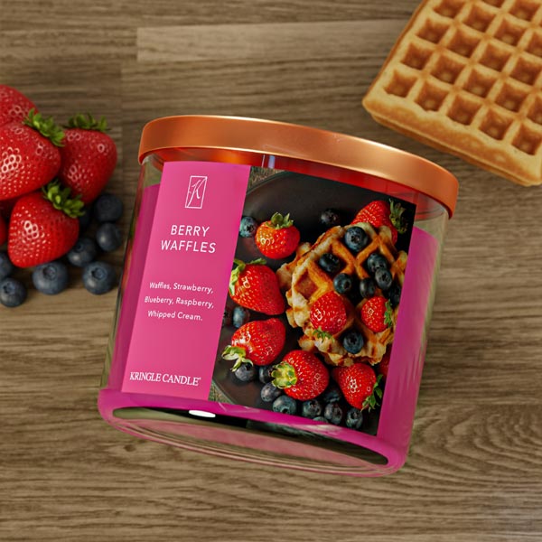 Berry Waffles 3-Wick Candle