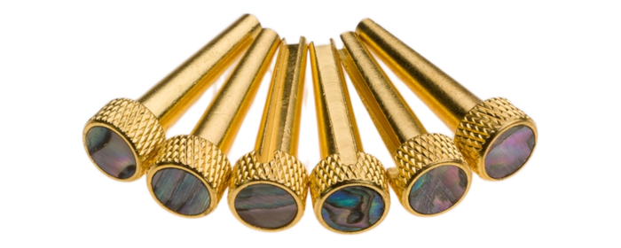 D'Andrea USA Brass Abalone Inlay | Tone Pins