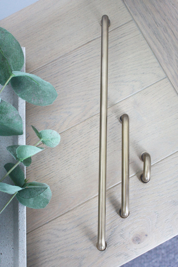 Brass Hemingway Cabinet Handle 33cm