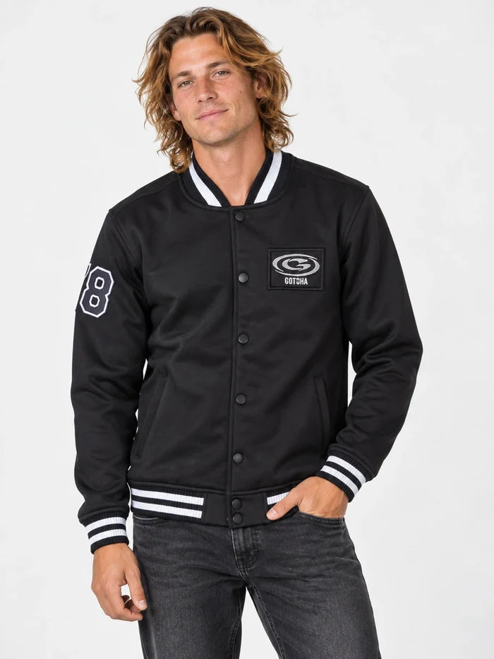 Campera Gotcha Varsity Negro — vista principal