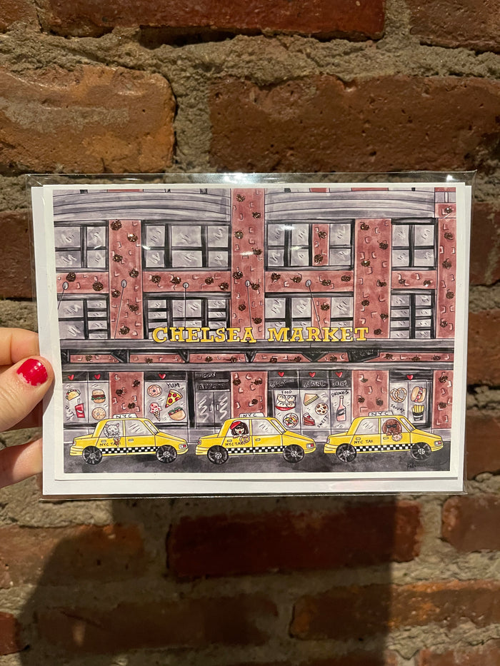 Chelsea Market Glitter Card