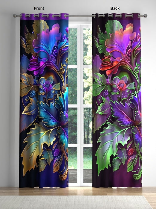 Crystal Garden Reversible Blackout Panel