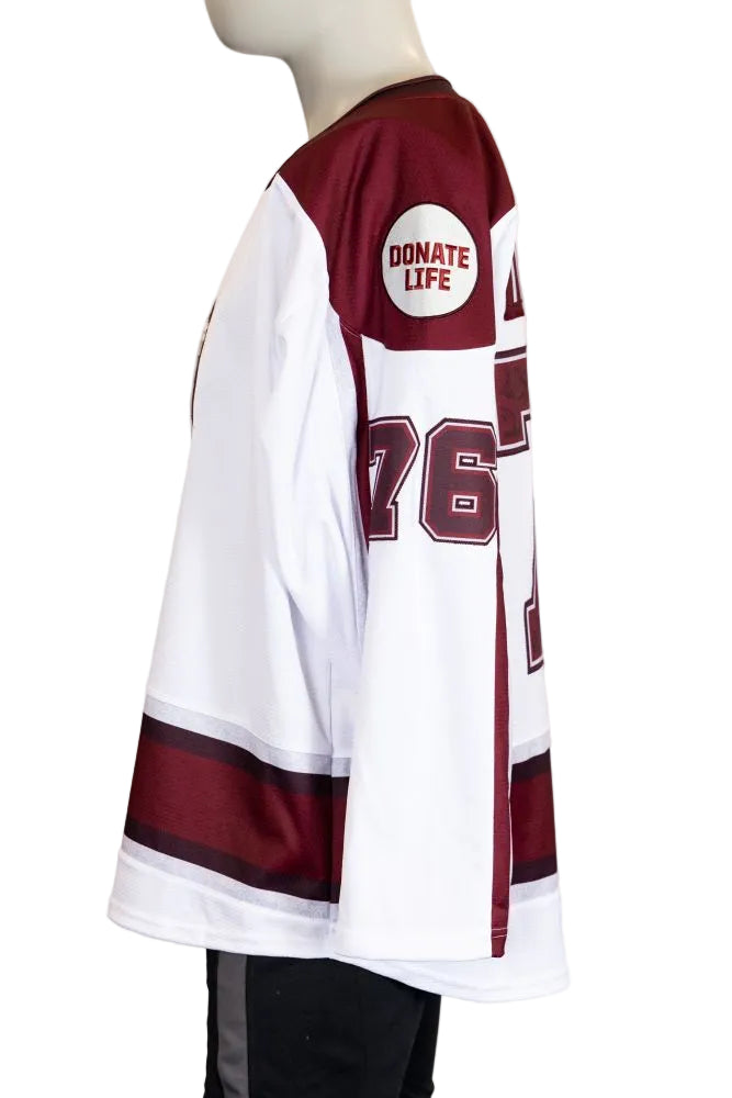 Game-Issued:#76 Peter Tischke Dsonate Life Jersey-559 - Vegas Team Store