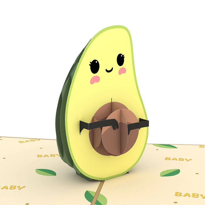 Gonna Avo Baby Pop Up Card - Zero Point Crystals