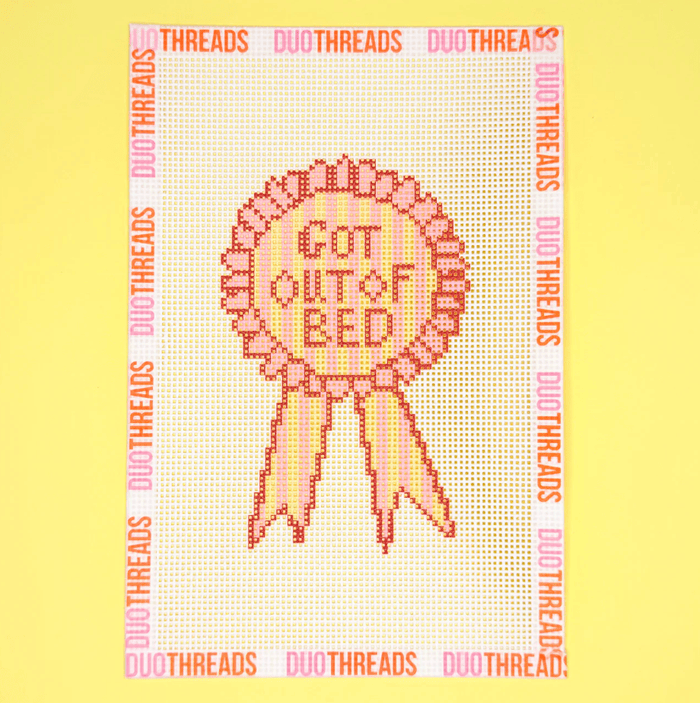 Duo Threads Got Out of Bed Needlepoint Canvas
