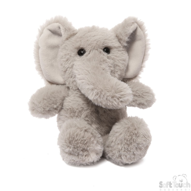 GREY ELEPHANT TOY (PK6) (15cm) TE515-G