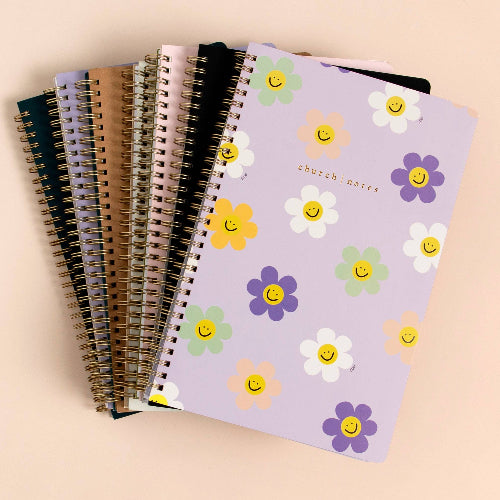 Church Notes Co. Happy Daisy Bible Study Notebook with Maps - Callie Danielle