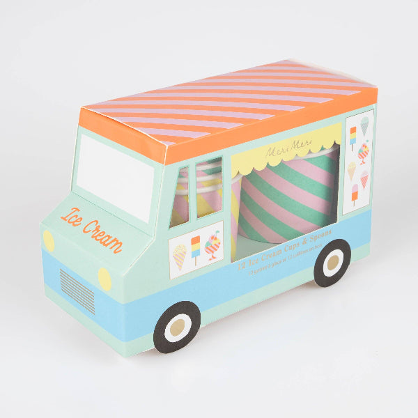 Meri Meri Ice Cream Cups & Spoons
