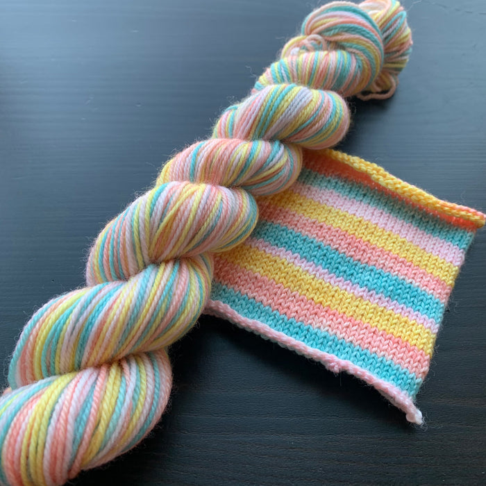 Spring Flowers - Self Striping Merino Nylon Sock & DK