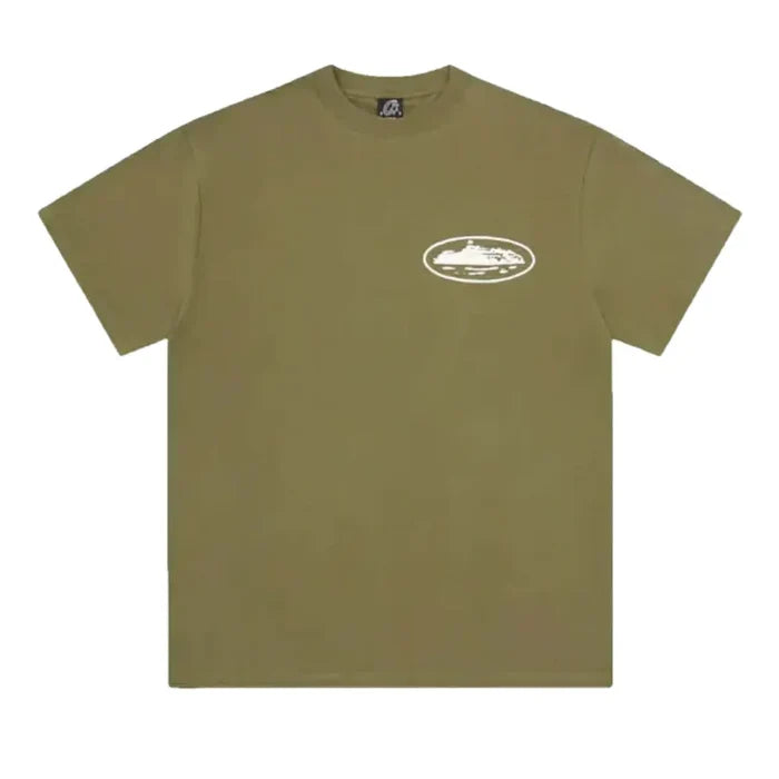 Koszulka Corteiz T-Shirt OG Alcatraz Logo Olive L CORTEIZ Koszulki
