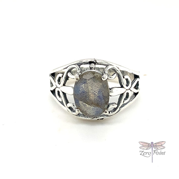 Labradorite Ring 9033 - Zero Point Crystals