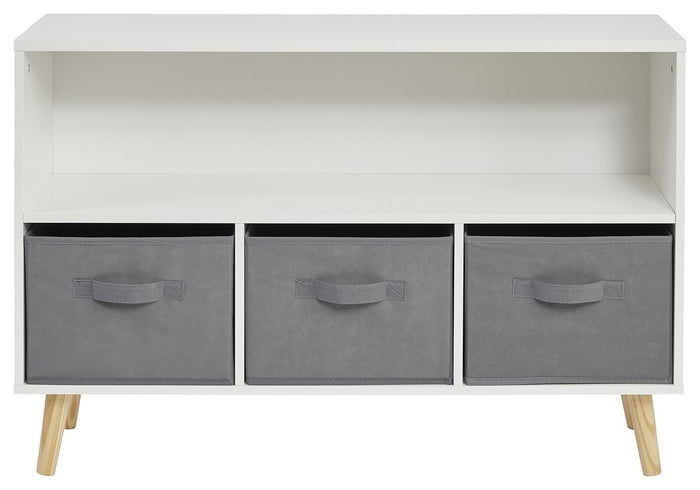 Liberty House Kids Storage Unit with Storage Bins - White ( B Grade 39527 )