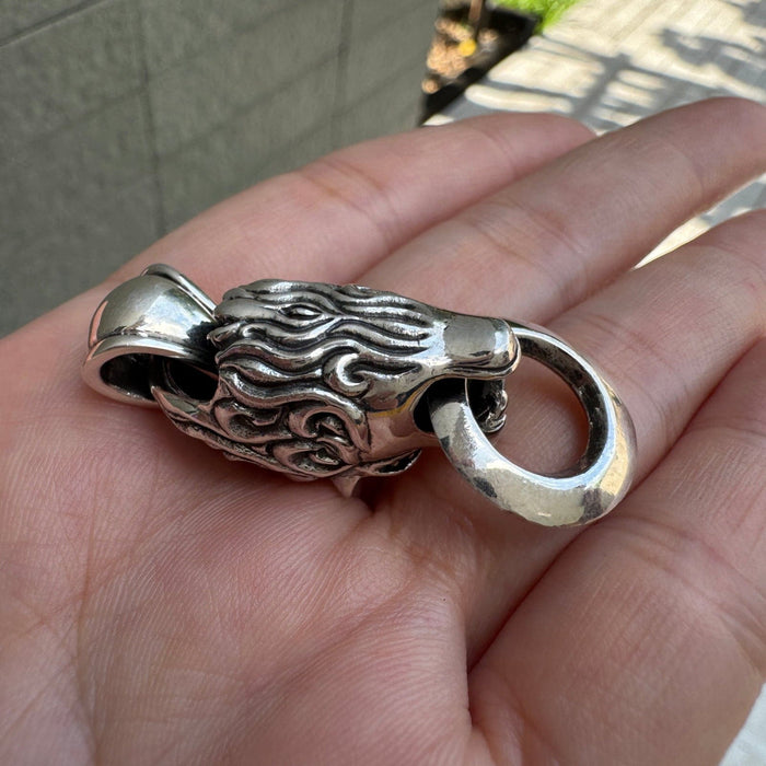 Back view of the pendant showing the .925 hallmark stamp