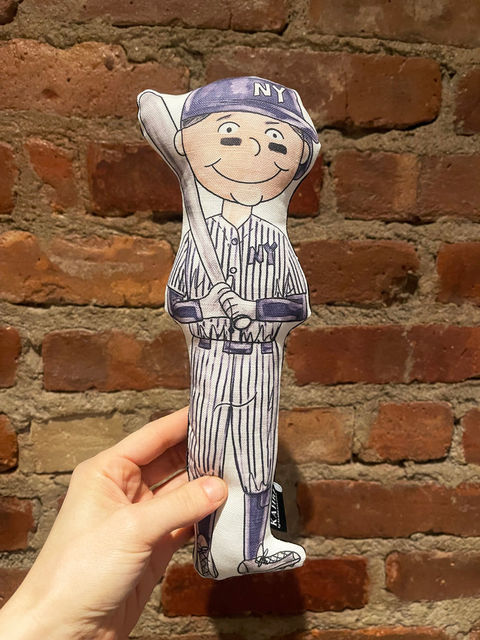 Little Baseball Player Doll
