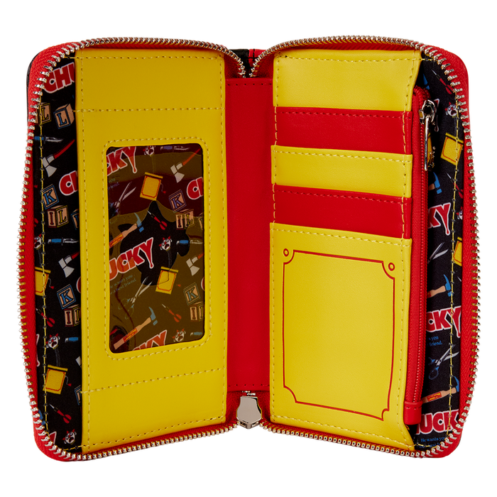 Loungefly Childs Play - Chucky Clown Cosplay Zip Around Wallet