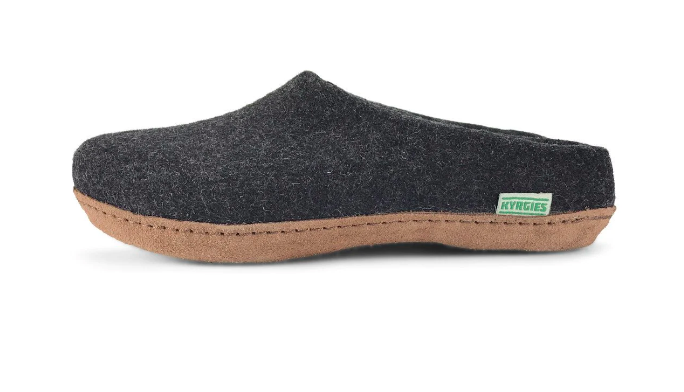 Men's Wool Slippers Made In Kyrgyzstan