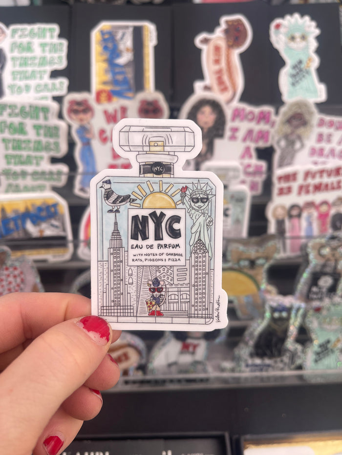 NYC Perfume Vinyl Sticker