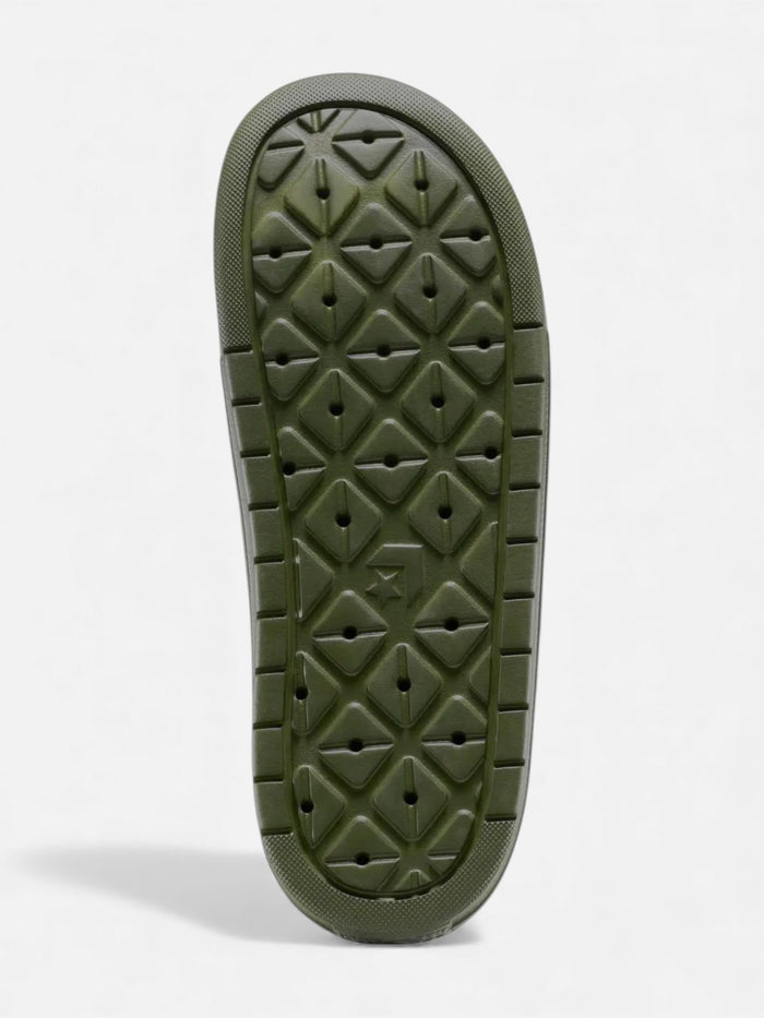 Ojotas Converse Essential Slide Slip Verde Militar