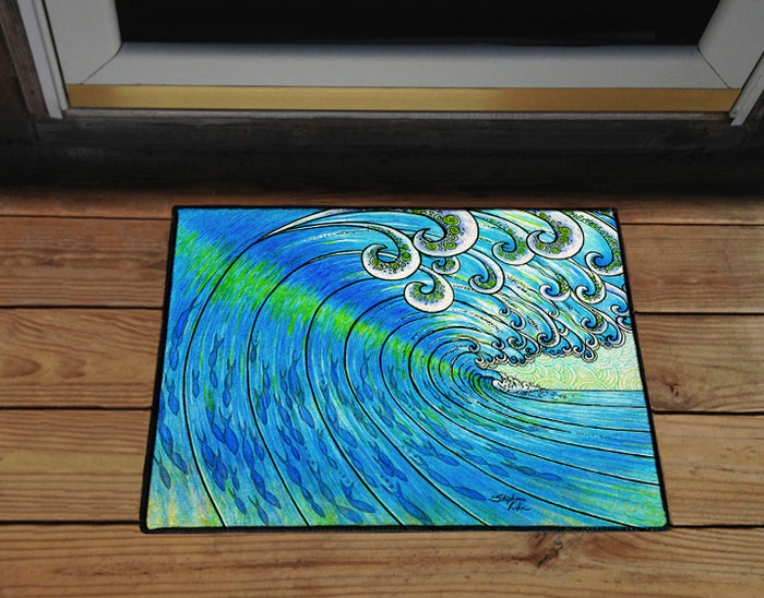 Party Wave Door Mat