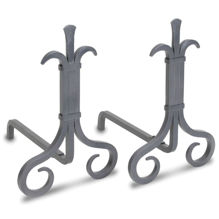 Pilgrim - 11" Natural Iron Grand Forge Andiron