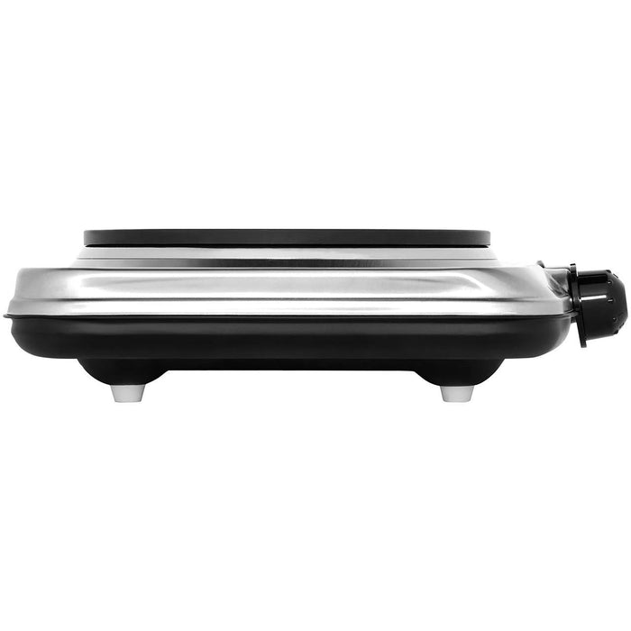 Russell Hobbs 2 Zone Electric Mini Hob - Stainless Steel | 15199 from DID Electrical - guaranteed Irish, guaranteed quality service. (6890750902460)