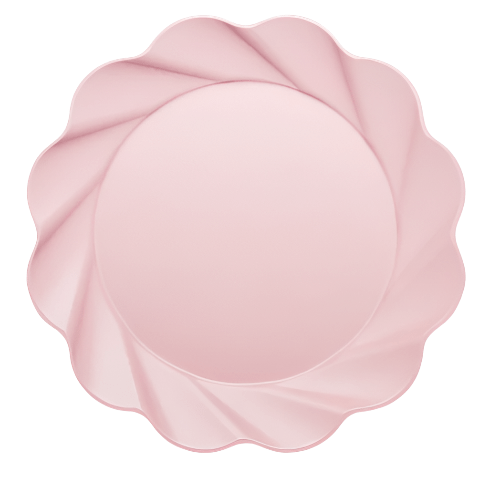 Sophistiplate Party Simply Eco XL Dinner Plates - Blush