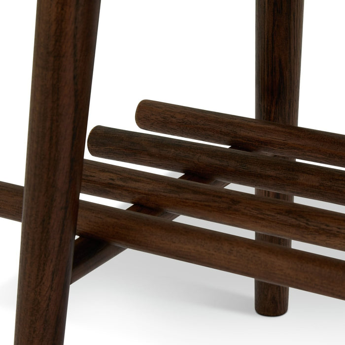 Swen 1 Shelf Shoe Storage Bench - Walnut