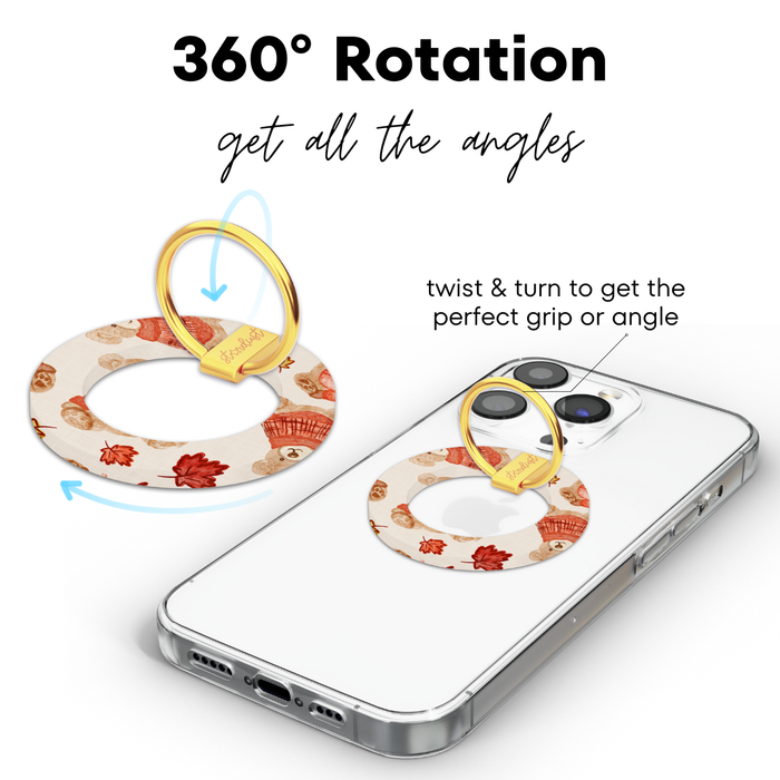 Toasty Teddy MagSafe Phone Ring