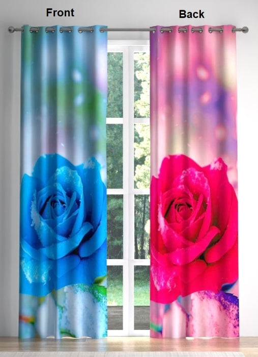 Twin Roses π Reversible Blackout Panel