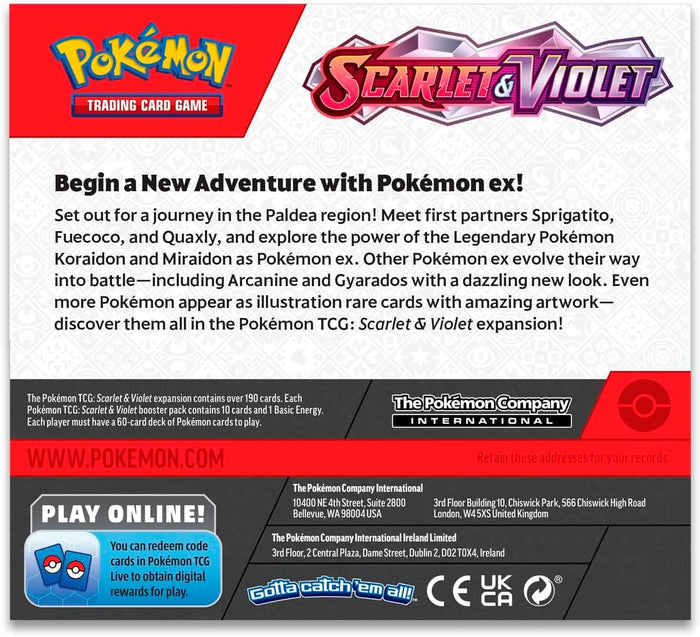 U.C.C. Distributing Pokemon - Scarlet & Violet Booster 1 Single Trading Card Game