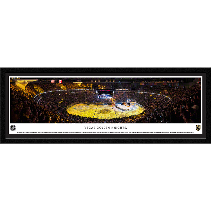 Vegas Golden Knights Banner Raising Panoramic Picture - Vegas Team Store