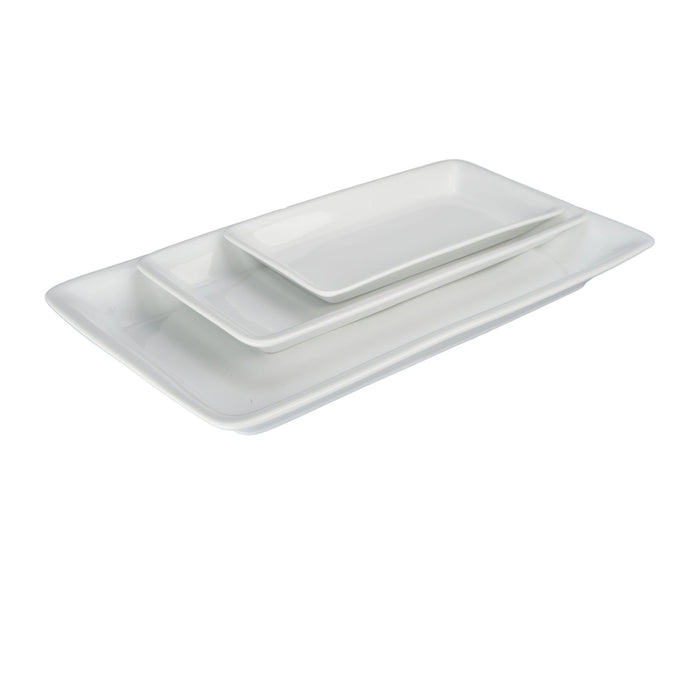 White Rectangular Platter