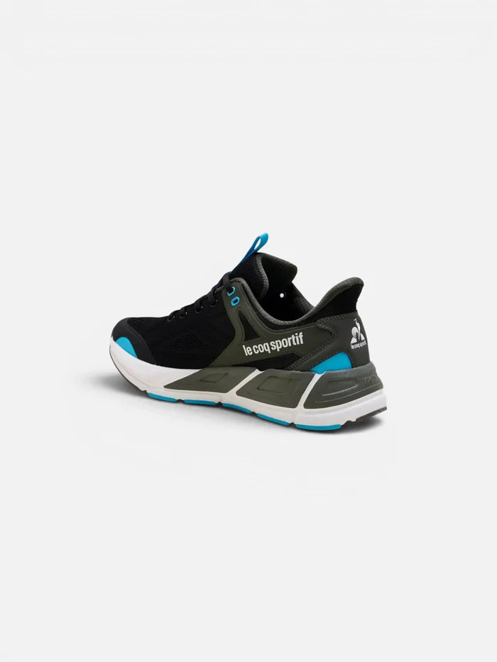 Zapatillas Le Coq Sportif Strider Negro Gris Celeste