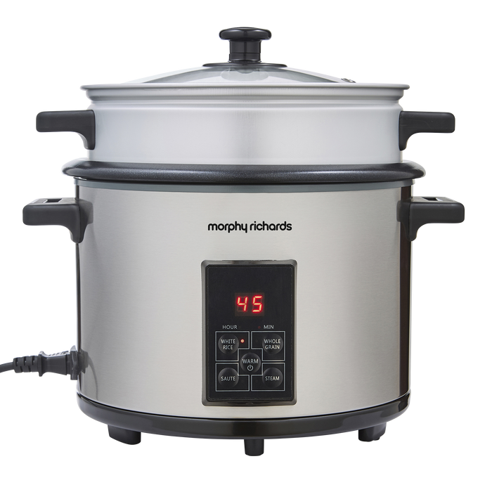 Morphy Richards slow cooker on a white background