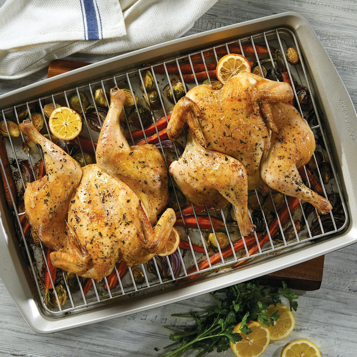 Bakeware 13" x 19" Jumbo Baking Sheet with Rack