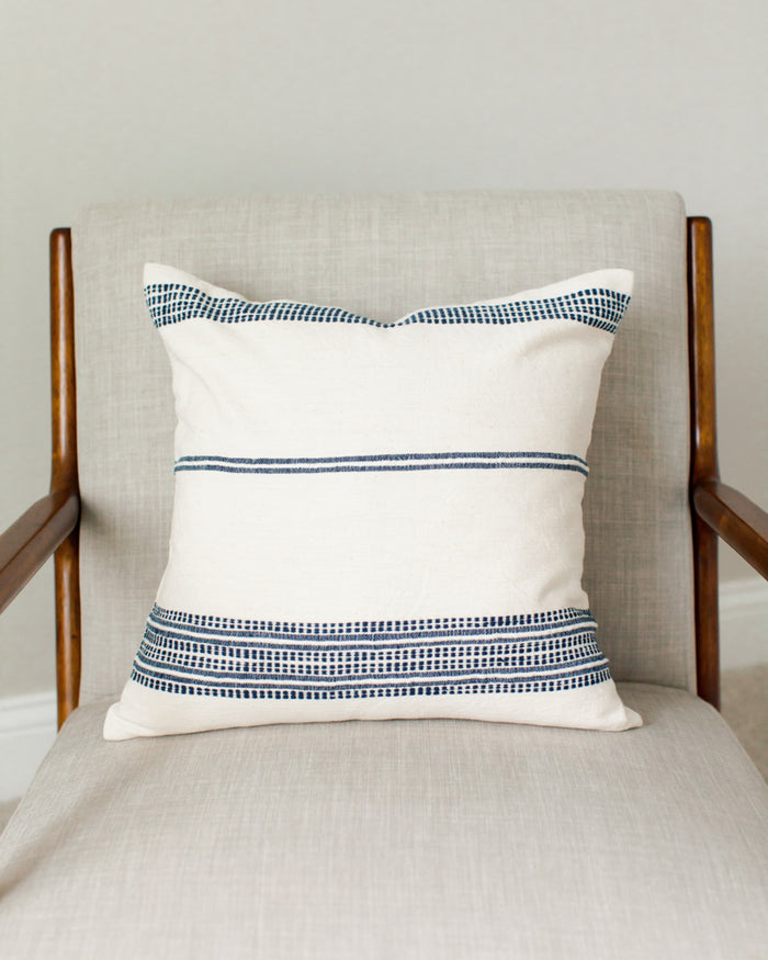 Natural with Navy