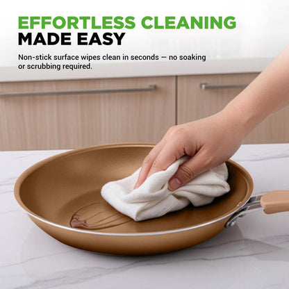 20-Piece Nonstick Cookware Set - Even Heat, PFOA/PFOS-Free, Tempered Glass