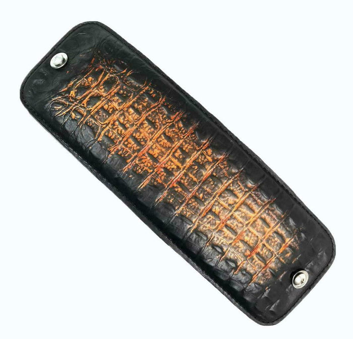 2010-2020 Harley Sportster Passager P-Pad Steel  Spring Seat Ant Brn Alligator - Mother Road Customs