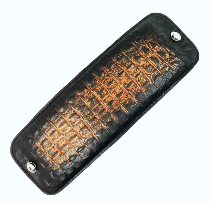2010-2020 Harley Sportster Passager P-Pad Steel  Spring Seat Ant Brn Alligator - Mother Road Customs