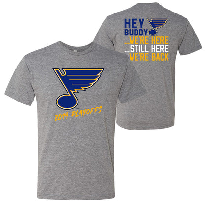 2019 Hey Buddy...We're Back Tee - Grey T-shirt Fishbowl Hockey Small