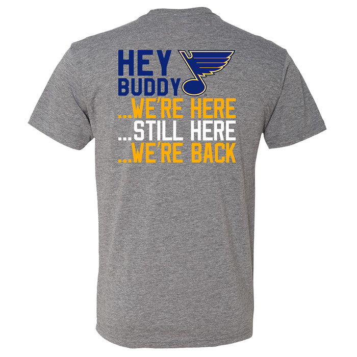 2019 Hey Buddy...We're Back Tee - Grey T-shirt Fishbowl Hockey