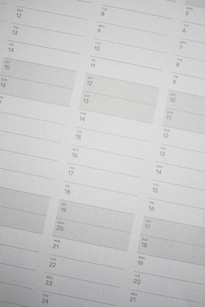 2026 Year Calendar A1 Size - PDF download - 13 months