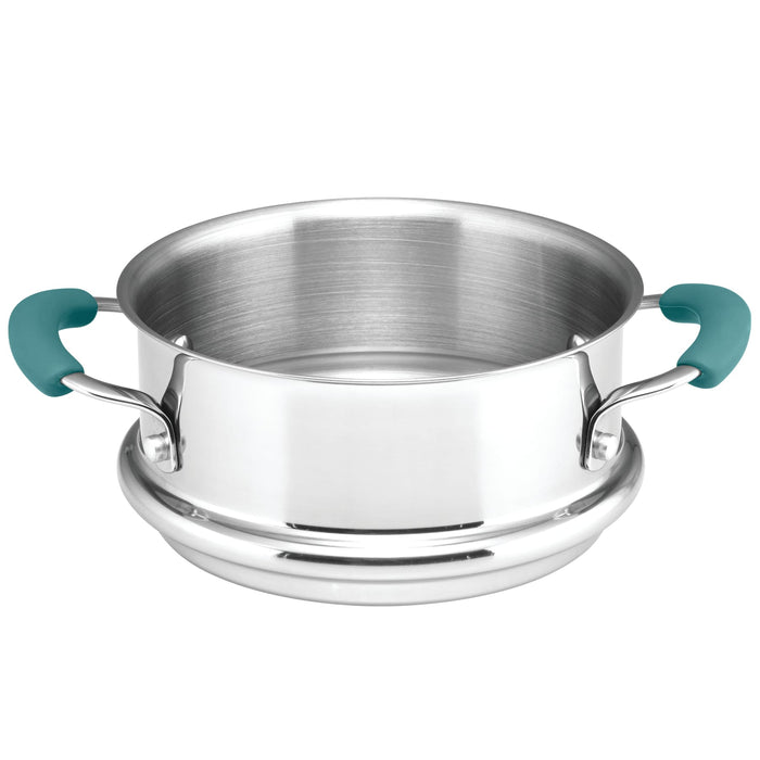 Cookware 3-Quart Covered Steamer Set | Agave Blue