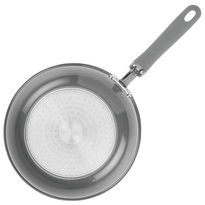 3-Quart Nonstick Induction Chef Pan with metallic bottom and long handle.