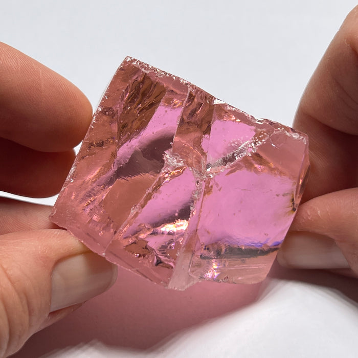 #6 Salmon Pink Cubic Zirconia