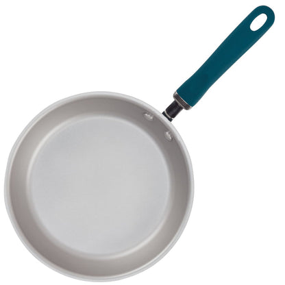 Cookware 9.5" Covered Deep Frying Pan | Teal Shimmer