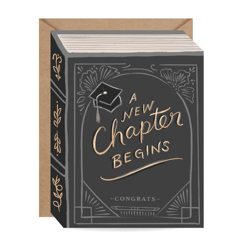Inklings Paperie A New Chapter Begins - Graduation Card