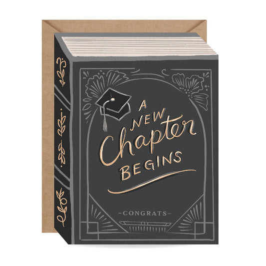 Inklings Paperie A New Chapter Begins - Graduation Card